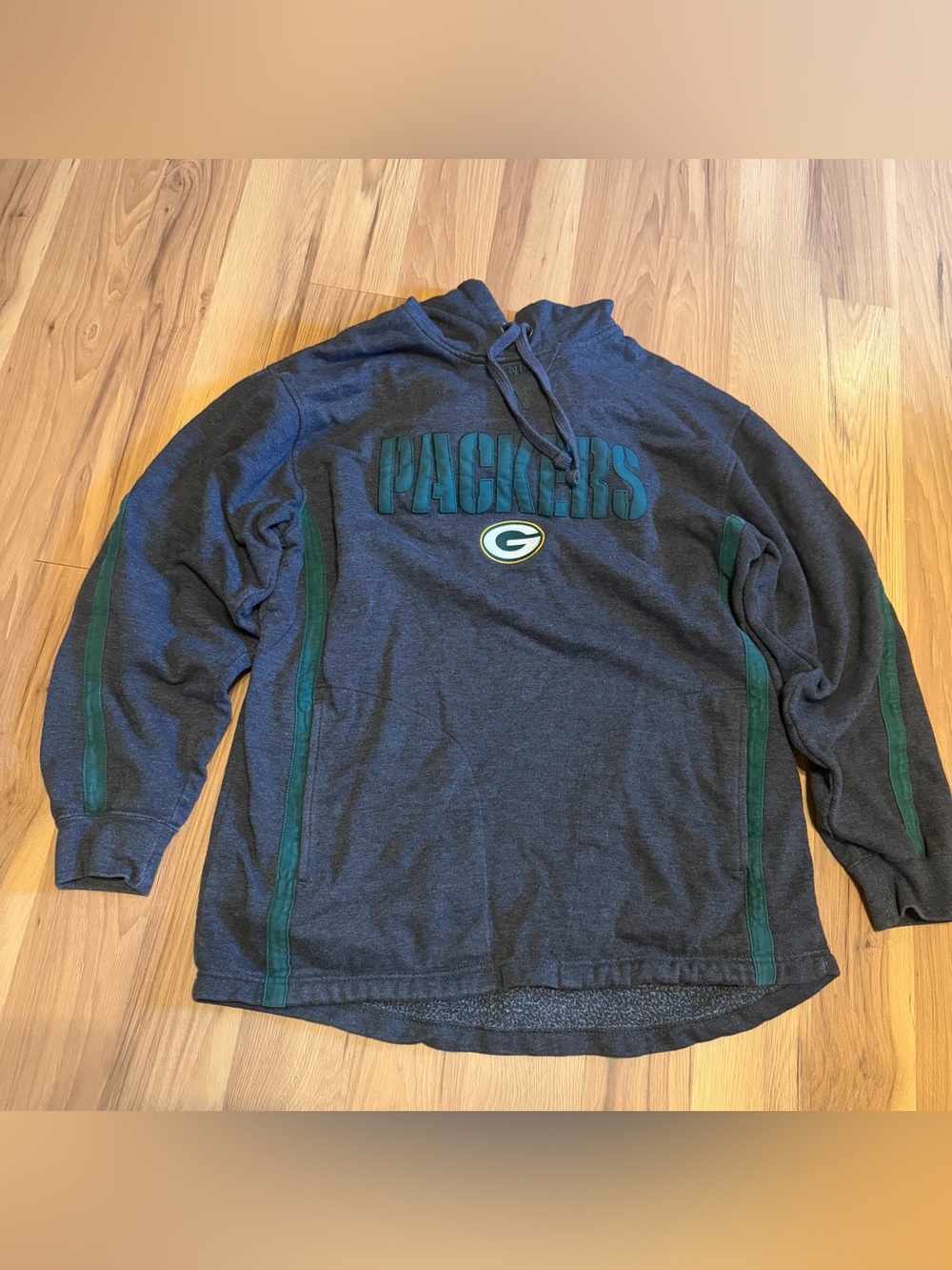 Vintage NFL Men's Green Packers Crewneck Hoodie Size Large